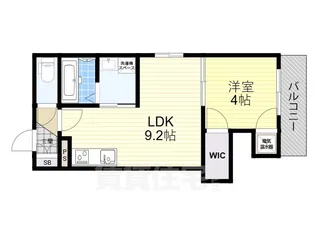 GRANDIR姫島【3階】の間取り