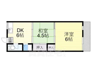 ロイヤルハイツ【2階】の間取り