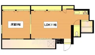 ヴィラ東海16号館【5階】の間取り