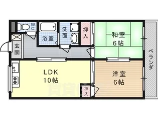 グリーンメモリアパートⅡ【2階】の間取り
