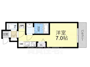 大阪府大阪市西淀川区柏里3丁目【マンション】の間取り