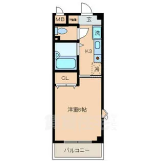 大阪府大阪市住吉区我孫子3丁目【マンション】の間取り