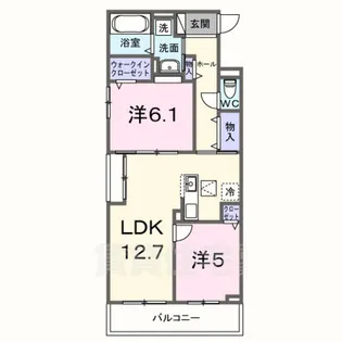 スイート滝ノ水【1階】の間取り
