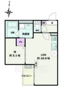 Jack sone1【3階】の間取り