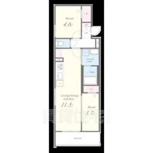 (仮称)塩池町・平野様マンション【2階】の間取り
