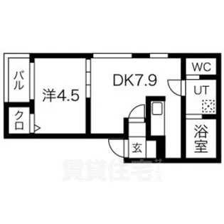 プランドール名駅北【2階】の間取り