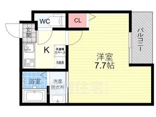 EN西ノ京二条【3階】の間取り