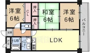 フォルクス淡海【201号室】の間取り