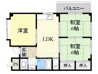 3LDKの間取り画像