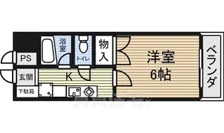 三恵ハイツ【6階】の間取り