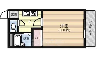 コスモハイツ今出川【1階】の間取り