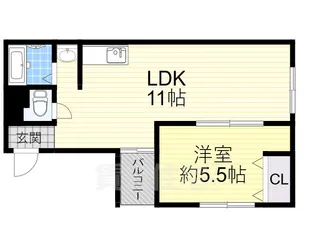 ハウス大幸【2階】の間取り