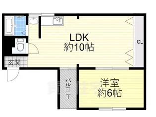 ハウス大幸【3階】の間取り