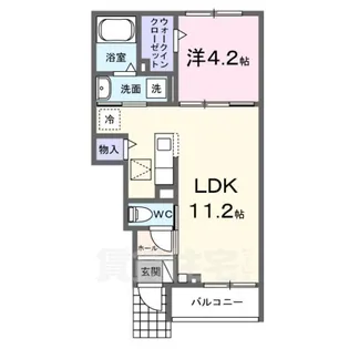 ペスカ エル【1階】の間取り