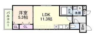 兵庫県西宮市青木町【アパート】の間取り