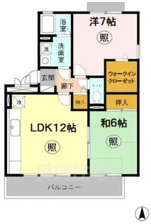 カーサフェリス A棟【2階】の間取り