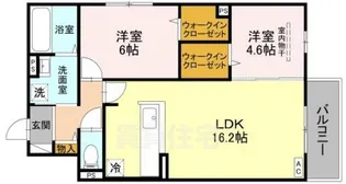 ヴェルデ天城【3階】の間取り