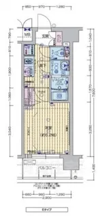 プレサンスTHE KYOTO 粋都【6階】の間取り
