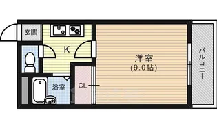 コスモハイツ今出川【1階】の間取り