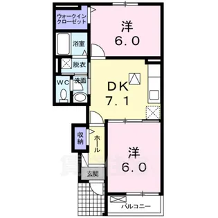 フランブリーズ【1階】の間取り
