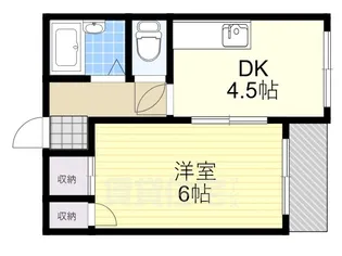 大阪府堺市堺区東雲西町4丁【マンション】の間取り