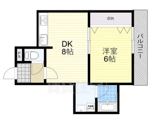 309プラザ【5階】の間取り
