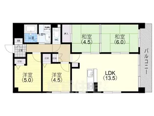 サンヴェール長田山ノ手壱番館【2階】の間取り
