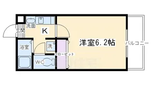 1Kの間取り画像