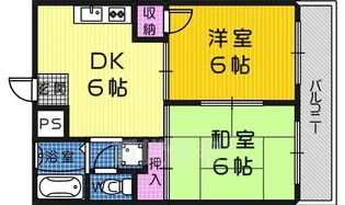 ハウス壱番館【2階】の間取り
