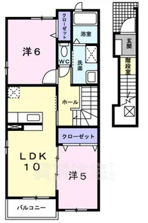 ほくはうす【2階】の間取り
