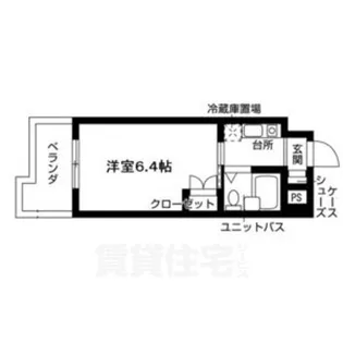 パティオ101【2階】の間取り