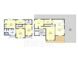 兵庫県伊丹市平松3丁目【一戸建】の間取り