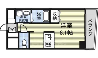 プレサンス上前津リラクシア【13階】の間取り