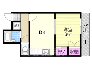 ロワール三恵【2階】の間取り