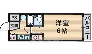 エスリード塚本【4階】の間取り