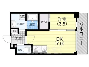 SDグランツ三宮イーストフロント【3階】の間取り
