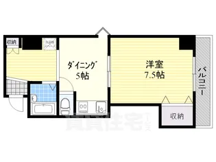 アメニティスエ【5階】の間取り