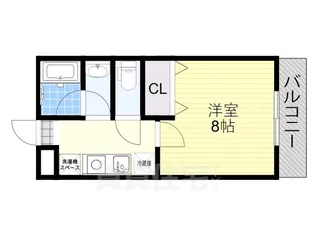 プチフルール千【1階】の間取り