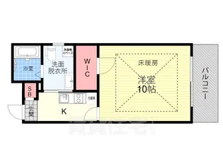 グランコスモ出町【1階】の間取り
