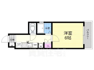 グッピーハイツ【4階】の間取り