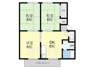 メゾンルミエール【1階】の間取り