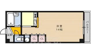 セレーノ塔南【3階】の間取り