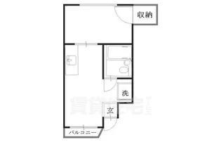 シモン北大路【2階】の間取り