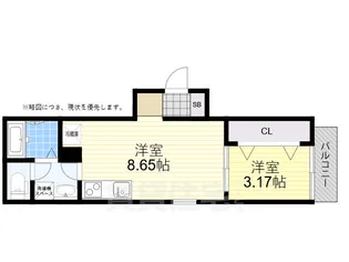 大阪府松原市上田2丁目【アパート】の間取り