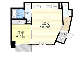 アバンドール甲子園口【2階】の間取り