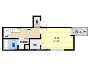 MELDIA布忍 A棟【1階】の間取り