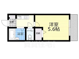 シャーメゾン甲陽園【1階】の間取り