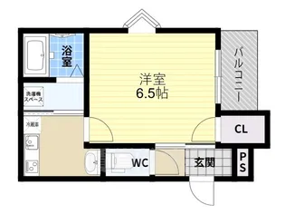 MELDIA布忍 A棟【2階】の間取り