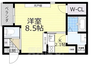 サイプレス加美2【2階】の間取り