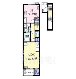 フレッサ中郷【2階】の間取り